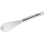 Dr. Oetker 1949 Schneebesen, Edelstahl, Silber, 28 x 6 x 6 cm