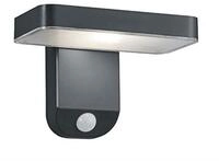 Reality Leuchten LED Solar Au&szlig;enwandleuchte Esquel R22261142, Kunststoff...