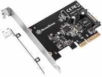 Silverstone ECU02-E, PCI-Express-Karte mit internem 20-poligem Key-A