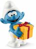 schleich 20816 Schlumpf mit Geschenk, für Kinder ab 3+ Jahren, The Smurfs -