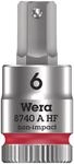 Wera 05003337001 8740 A HF Zyklop Bitnuss mit 1/4"-Antrieb mit Haltefunktion,...