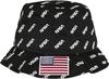 Mister Tee Unisex NASA Allover Bucket Hat one Size Black
