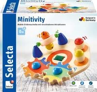 Selecta 62036 Minitivity, Motorikspielzeug, 1 Jahr to 3 Jahre, aus Holz, 14 cm