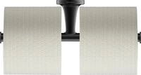 Duravit Papierrollenhalter Starck T, Toilettenpapierhalter ohne Deckel f&uuml;r 2...