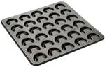 Zenker 30er-Vanillekipferl Backblech klein Sparkling Christmas, Ofenform mit...