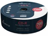 MediaRange CD-R 700MB|80min 52-fache Schreibgeschwindigkeit, 25er Cakebox