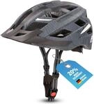 Fischer Fahrradhelm, Radhelm, Cityhelm Urban Plus, mit integriertem LED-R&uuml;cklicht