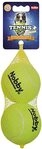 Nobby Tennisball mit Squeaker, L: 8,5 cm, 1 Netz (1 x 2 St&uuml;ck)