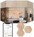 Nanoleaf Elements Hexagon Erweiterungspack, 3 zus&auml;tzliche LED Panels - Smarte