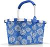 reisenthel carrybag Batik Blue – Stabiler Einkaufskorb mit viel Stauraum und