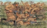 Italeri 8001283060578 510006057 - 1:72 WW2 Russische Infanterie, Unlackiert