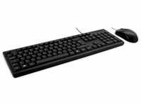 Inter-Tech KB-118 Tastatur USB QWERTZ Schwarz - Tastaturen (Standard,...