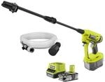 RYOBI 18 V ONE+ Akku-Mitteldruckreiniger RY18PW22A-125 (Reinigen von