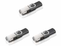 Hama 128 GB USB-Stick USB 2.0 Datenstick (15 MB/s Datentransfer, mit Öse zur