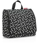 reisenthel toiletbag XL Signature Black - praktischer Kulturbeutel mit Haken,
