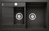 BLANCO METRA 6 S Compact | Granitspüle aus SILGRANIT schwarz | Einbauart:...