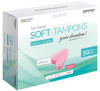 JOYDIVISION Soft-Tampons mini I 50 Stück I fadenlose Tampons für Sport,...