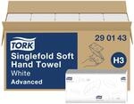 Tork weiche Zickzack Papierhandt&uuml;cher Advanced 290143 - H3 Falthandt&uuml;cher f&uuml;r