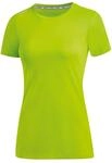 JAKO Damen T-Shirt Run 2.0, Neongr&uuml;n, 42
