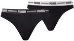 PUMA Damen Puma Iconic Women's String - (2 Pack) Thong Panties, Black, S EU