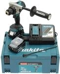 Makita DHP486RTJ Akku-Schlagbohrschrauber 18V / 5,0 Ah, 2 Akkus + Ladeger&auml;t im