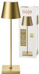 SIGOR Nuindie - Dimmbare LED Akku-Tischlampe Indoor & Outdoor, IP54