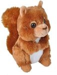 Wild Republic 19447 Hug 'ems Pl&uuml;schtier, Kuscheltier, Rotes Eichh&ouml;rnchen 18 Cm