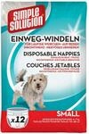 Simple Solution Einwegwindeln f&uuml;r Hunde, Gr&ouml;&szlig;e S, 12 St&uuml;ck