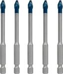 Bosch 5x EXPERT HEX-9 Hard Ceramic Bohrer Set (f&uuml;r Harte Fliesen, Weiche...