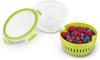 Emsa N10722 Clip & Go Fruit Bowl Frischhaltedose | 1,1 L | Siebeinsatz für...
