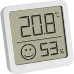 TFA Dostmann Digitales Mini Thermo-Hygrometer, 30.5053.02, Innentemperatur und
