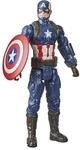 Marvel Avengers Titan Hero Serie Captain America, 30 cm gro&szlig;e Action-Figur,