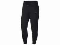 Nike Damen Hose Dry Get Fit Fleece Tape, Black/White, S, CU5495-010