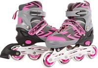 Kids Globe Street Rider Inlineskates (Inliner) rosa/grau, verstellbar von...