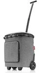 reisenthel carrycruiser Plus in Frame Twist Silver &ndash; Tragbarer Einkaufstrolley mit