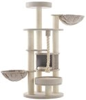 Nobby Kratzbaum FIDA Cream-leinenoptik, &lrm;70 x 70 x 165 cm