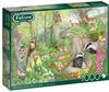 Falcon Jumbo Spiele Falcon Puzzle 1000 Teile - Woodland Wildlife – ab 12...