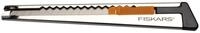 Fiskars Profi-Cuttermesser aus Metall, Flach, 9 mm, Orange/Metall, 1004619