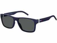 Tommy Hilfiger Unisex Th 1718/s Sunglasses, 0JU/IR Blue White, 56