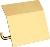 hansgrohe AddStoris - Toilettenpapierhalter mit Deckel, Klopapierhalter f&uuml;r