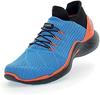 UYN Herren City Running Sneaker, Blue/Orange, 45 EU