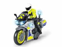 Dickie Toys – Polizei Motorrad – Spielzeug Motorrad mit Polizisten-Figur,...