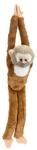 Wild Republic 14471 15256 Hanging Monkey Pl&uuml;sch Totenkopf&auml;ffchen, 51cm, 20"