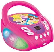 Lexibook, Disney Princess, CD-Player, RCD109DP | Bluetooth, Mehrfarbige Lichter,