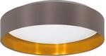 EGLO LED Deckenlampe Maserlo 2, Textil Deckenleuchte, Wohnzimmerlampe Decke aus Stoff