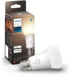 Philips Hue E27 LED Lampe | White, Warmwei&szlig;es Licht, 1100 lm, Dimmbar,...