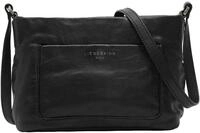 LIEBESKIND Berlin Damen Ira Crossbody Umh&auml;ngetasche, Schwarz, Medium (HxBxT 15.0cm