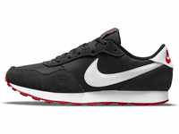 Nike Md Valiant Adult Sneaker, Black White Dk Smoke Grey University Red, 36 EU