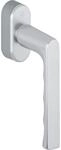 Hoppe 11696370, silber eloxiert Fenstergriff HAMBURG-Secu Forte, 90&deg;, VK 32-42