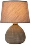 LUCIDE RAMZI - Tischlampe - &Oslash; 18 cm - 1xE14 - Braun
